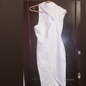 Miss Circle XS body con one shoulder dress